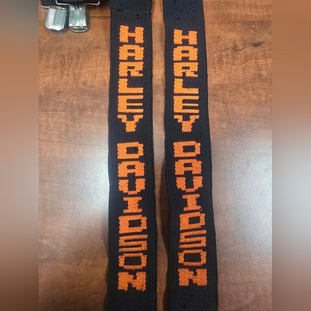Vintage Harley Davidson Suspenders